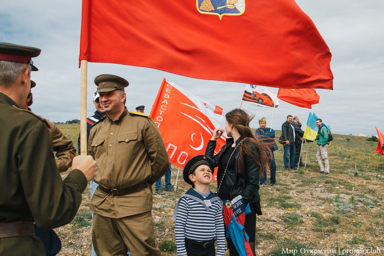 Встреча ветеранов на высоте Горная, Севастополь
